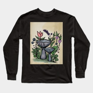 Mushrooms in the Garden Long Sleeve T-Shirt